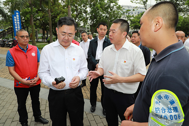 王宏彬调研基层社会治理工作推动平安光明建设再上新台阶